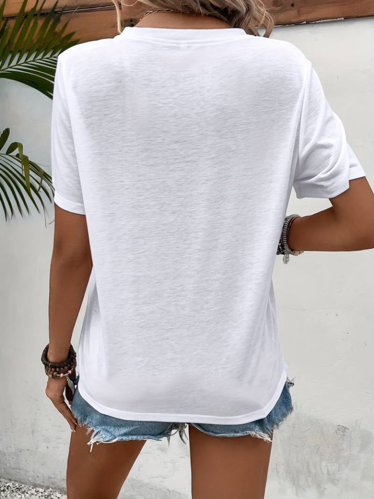 Oversize T-shirt med blinkning