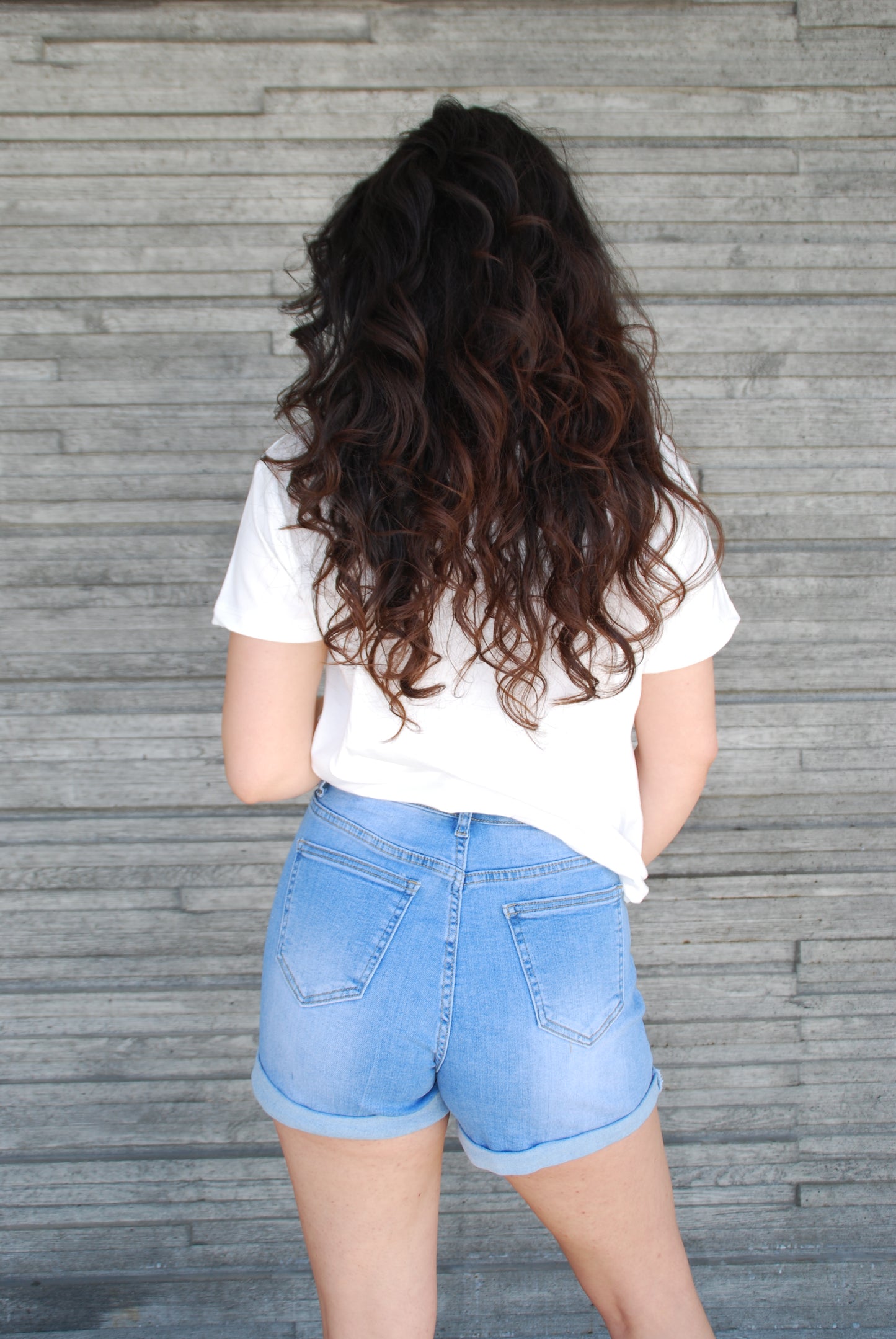 Oversize T-shirt med blinkning