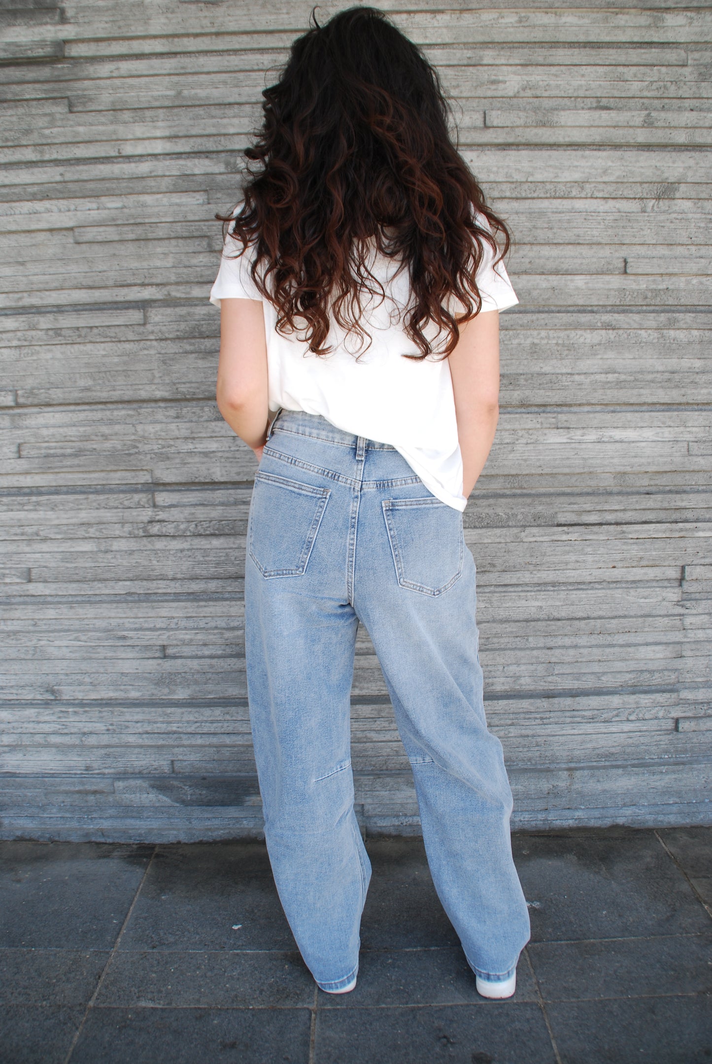 Högmidjade ballongjeans